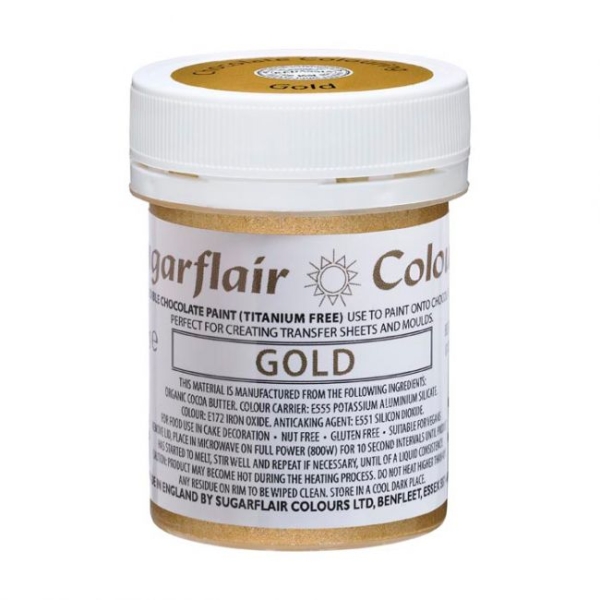 Paint for Chocolate - Gold - E171 free